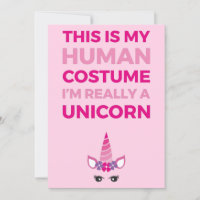 This Is My Human Costume - Unicorn Edition I