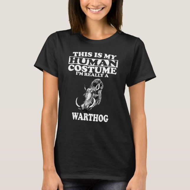 This Is My Human I M Really A Whog Costume T-Shirt (Front)