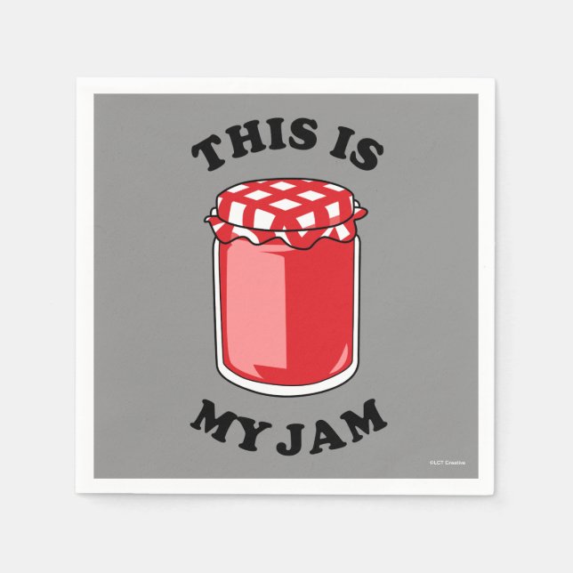 This Is My Jam Napkin (Front)