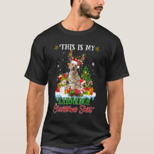 This Is My Labrador Christmas  Funny Santa Xmas Tr T-Shirt