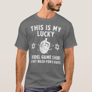 This Is My Lucky Dreidel Game Hanukkah 8 Days Men T-Shirt