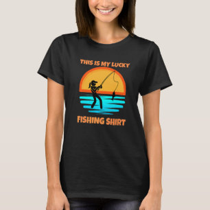 This Is My Lucky Fishing Womens Fishing Apparel T-Shirt
