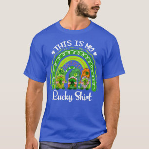 This Is My Lucky Lucky Rainbow Gnome St T-Shirt