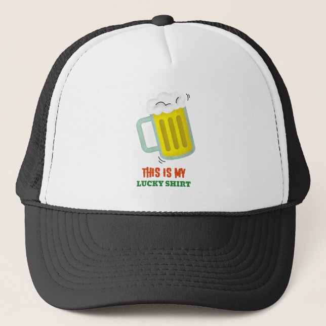 This Is My Lucky Shirt Trucker Hat (Front)