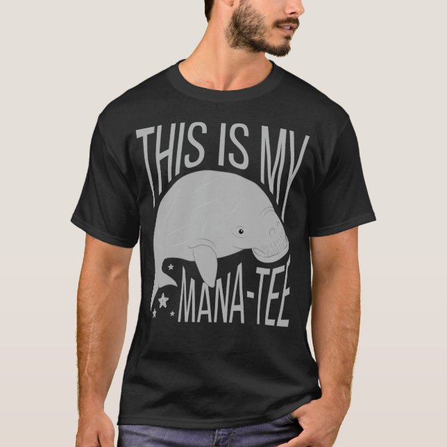 This Is My Manatee Cute Funny Ocean Creatures T-Shirt (Front)