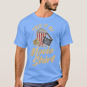 This Is My Movie Shirt, Popcorn Lover, Movie Night T-Shirt