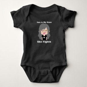This Is My Nana Fights … ADD YOUR OWN TEXT Baby Bodysuit
