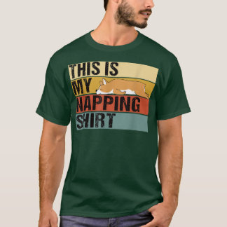 This Is My NappingFunny Corgi Sleeping T-Shirt
