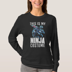 This Is My Ninja Costume Mercenary Shuriken Kunai T-Shirt