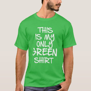 This Is My Only Green Funny St. Patrick's Day Men' T-Shirt