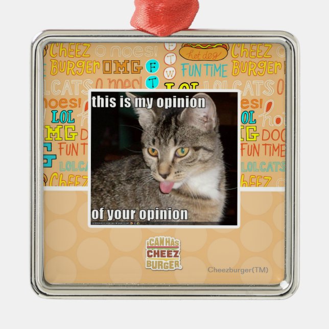 this is my opinion metal ornament (Front)