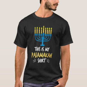 This Is My Pajamakah  Hanukkah Chanukah Jewish Hol T-Shirt