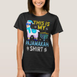 This Is My Pajamakah   Llama Hanukkah Pajama T-Shirt<br><div class="desc">This Is My Pajamakah   Llama Hanukkah Pajama</div>