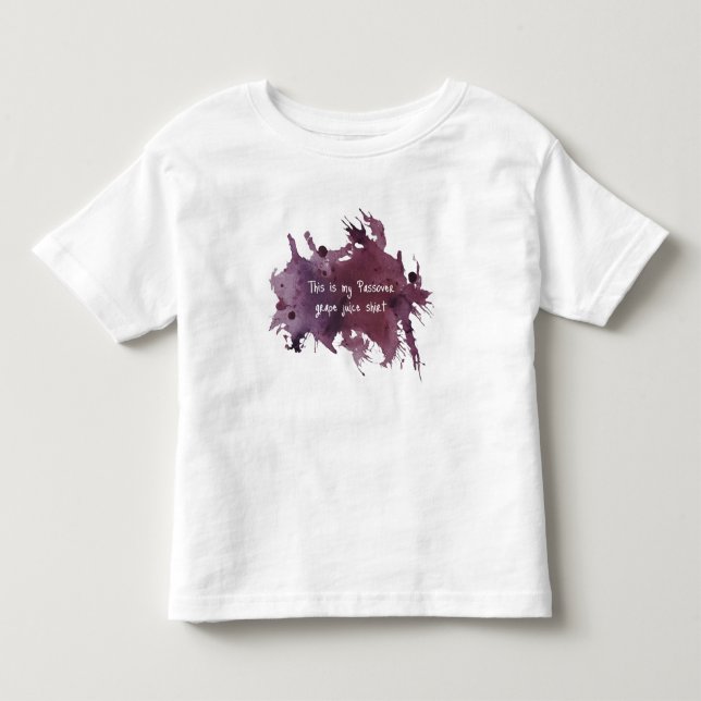 This is My Passover Grape Juice T-Shirt (Front)