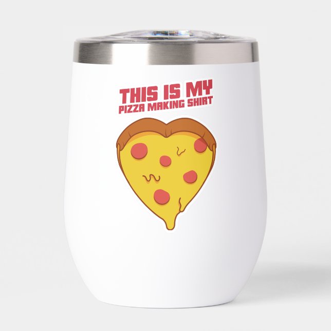 This Is My Pizza Making Shirt Heart (Front)