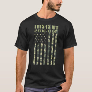 This Is My Pride Flag USA American 4th July Patrio T-Shirt