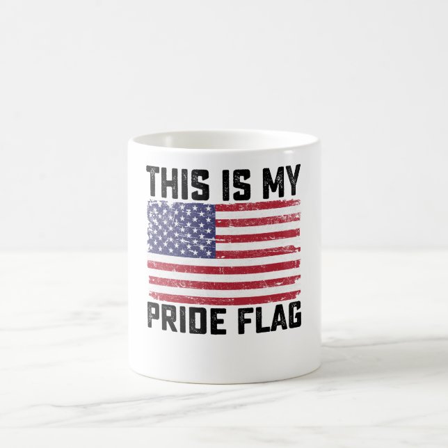 This Is My Pride Flag USA Coffee Mug (Center)