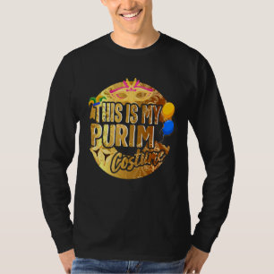 This Is My Purim Costume Feast Of Lots Jewish Holi T-Shirt