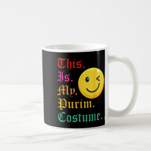 This is my purim costume funny jewish  coffee mug