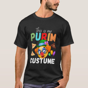 This Is My Purim Costume Jewish Happy Purim Hamant T-Shirt
