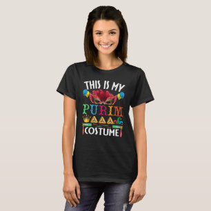 This Is My Purim Costume Jewish Happy Purim T-Shirt
