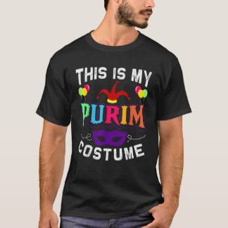 This Is My Purim Costume Jewish Happy Purim T-Shirt