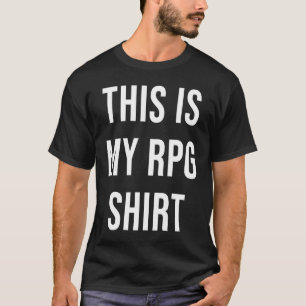 This is My RPG Dungeons DM Master D20 Dragons T-Shirt