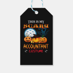 This Is My Scary Accountant Costume Halloween Gift Tags