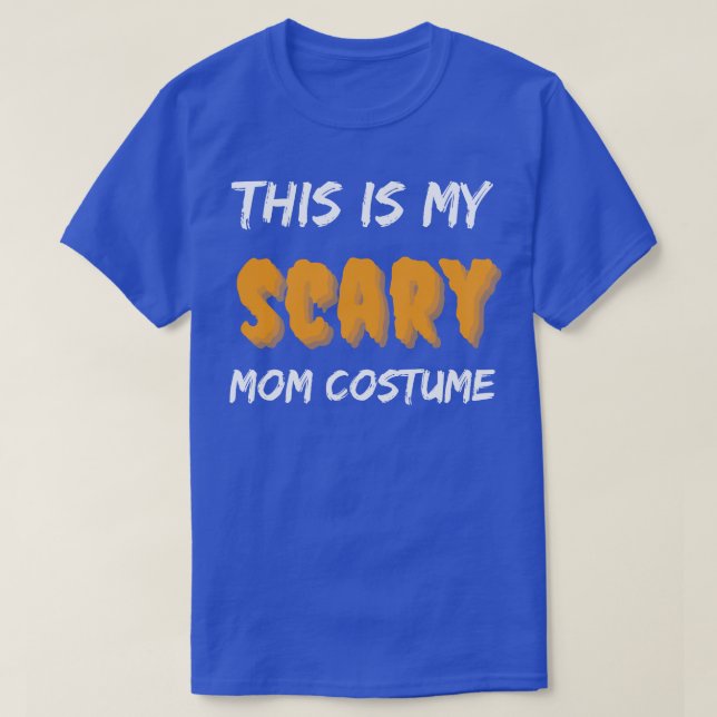 This Is My Scary Costume Funny Halloween Design 1 T-Shirt (Design Front)