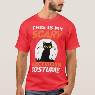 This is my scary electrician costume for Halloween T-Shirt