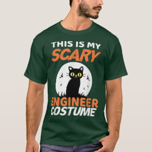 This is my scary engineer costume for Halloween fu T-Shirt