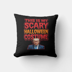 This Is My Scary Halloween Costume Classic Throw Pillow