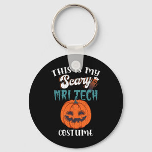 This Is My Scary Mri Tech Costume Funny Halloween Keychain