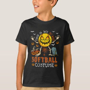 This Is My Scary Softll Costume Halloween Skeleton T-Shirt