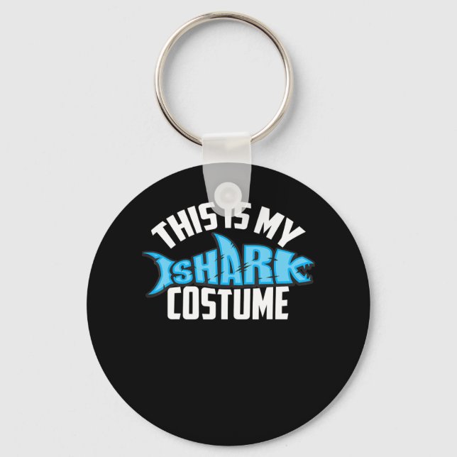 This Is My Shark Costume Sea Creature Keychain (Front)