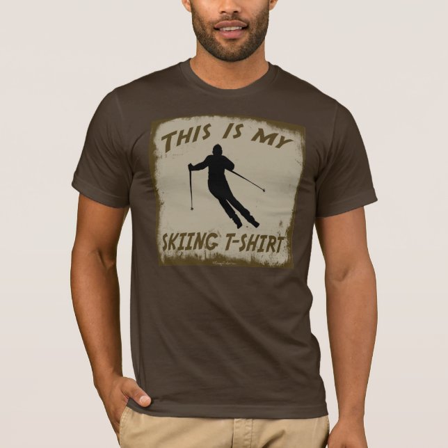 THIS IS MY SKIING T-SHIRT (Front)