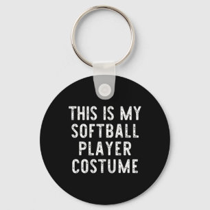 This Is My Softll Player Costume Halloween Simple Keychain