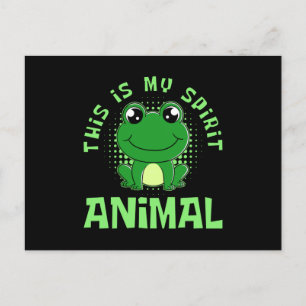 This Is My Spirit Animal Frog Postcard