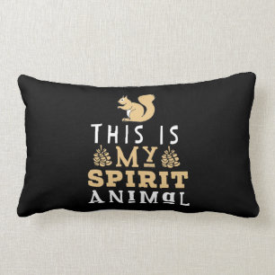 This Is My Spirit Animal Lumbar Pillow
