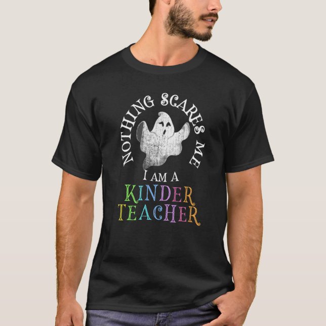 This Is My Spooky Kindergarten Teacher Kinder Don' T-Shirt (Front)