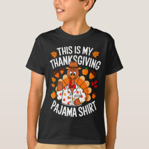 This Is My Thanksgiving Pajama Costume  T-Shirt