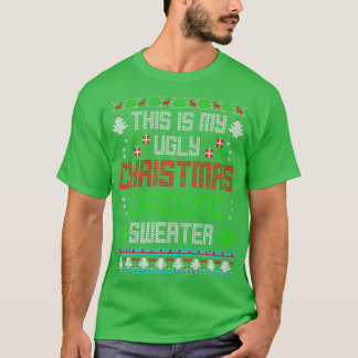 This Is My Ugly Christmas Canoeing Sweater  