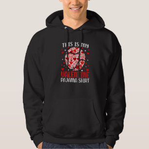 This Is My Valentine Tennis Pajama Cute Valentines Hoodie