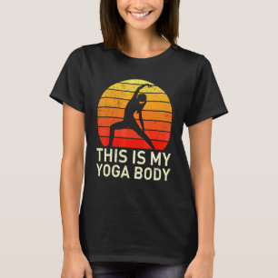 This Is My Yoga Body Guru Sport Workout USA For Me T-Shirt