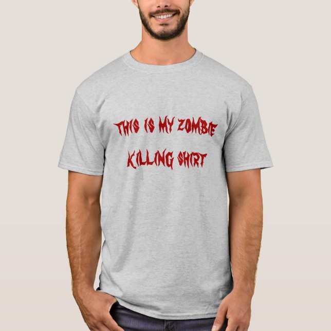 this is my zombie killing skirt T-Shirt (Front)