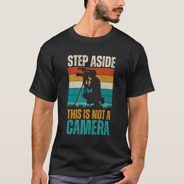 This Is Not A Camera Land Surveyor Examiner T-Shirt (Front)