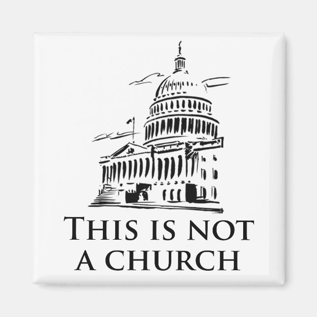 This is not a church magnet (Front)
