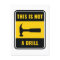 This Is Not a Drill Hammer Tool Postcard