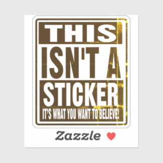 THIS IS NOT A STICKER!