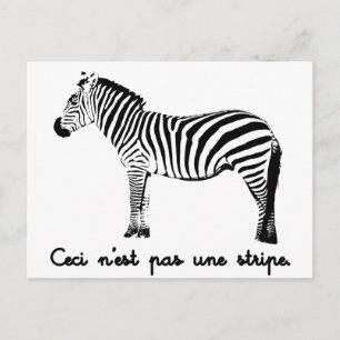 This Is Not A Stripe Postcard